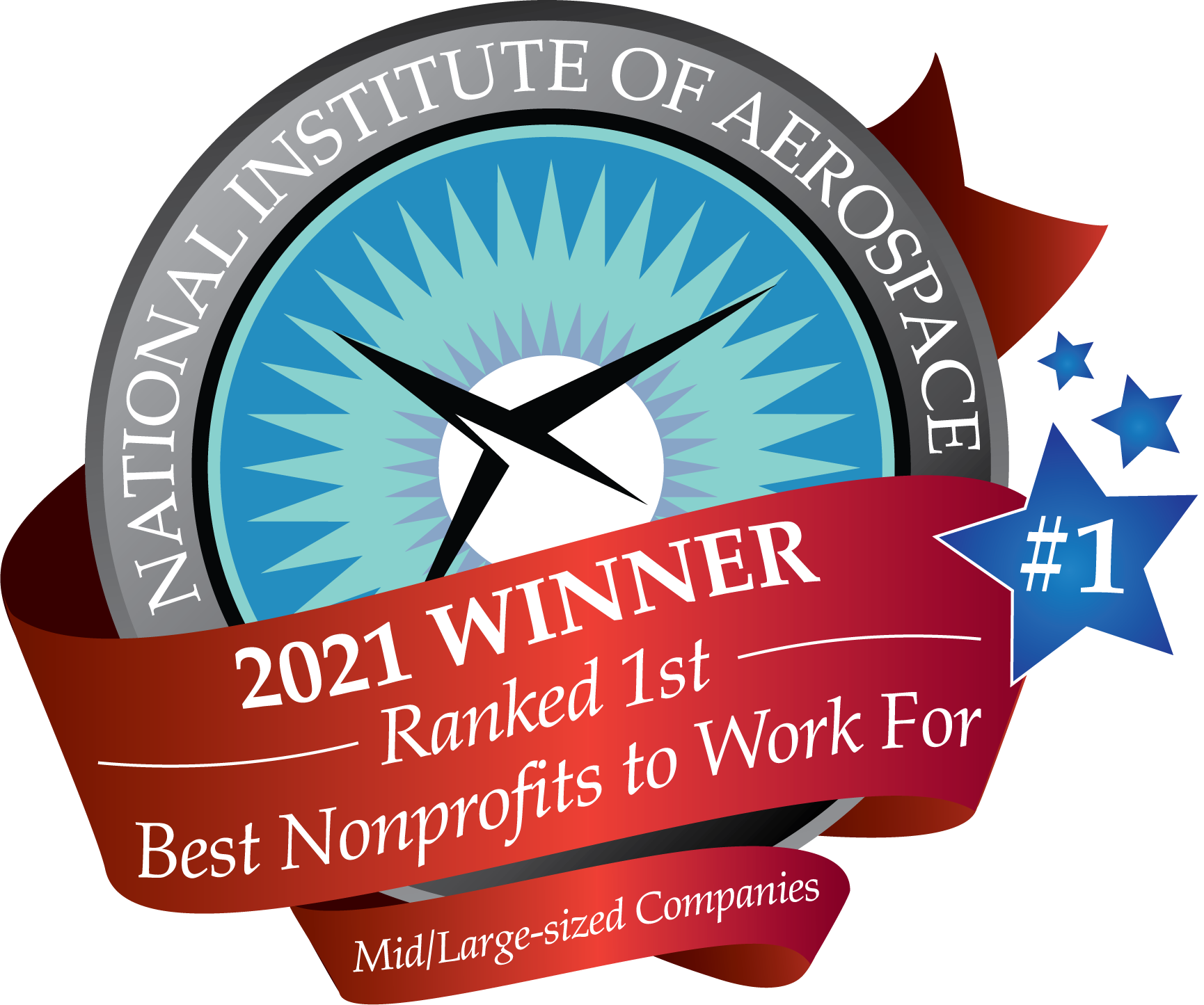 The NonProfit Times has ranked the National Institute of Aerospace (NIA) as the Best NonProfit to Work For in the Nation among mid- and large-sized companies.